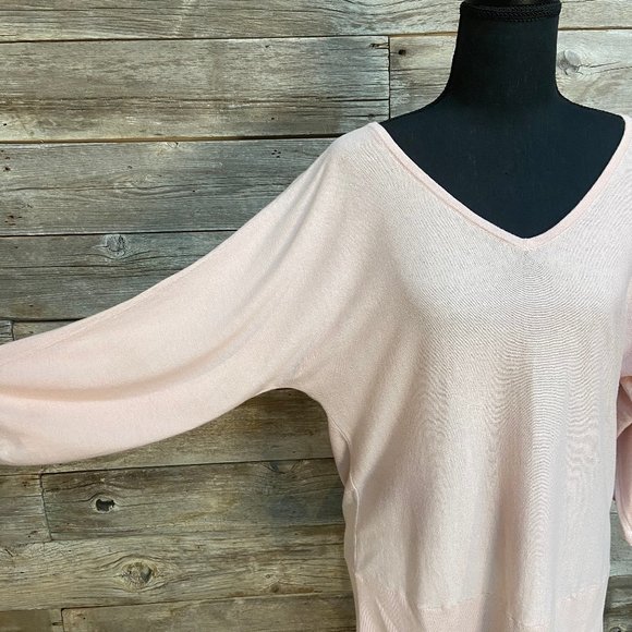 🌟🌸Talbots Batwing Pink Lightweight Sweater🌸🌟 - Picture 1 of 8